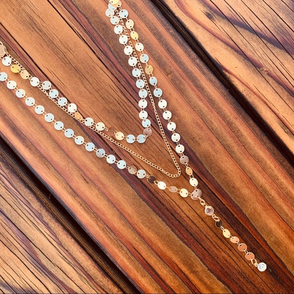 GOLD Lagertha ♡ Layered Choker Necklace - Picture 7 of 7